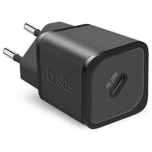 Sbs Caricabatterie Nanotube Charger PD 20W Nero