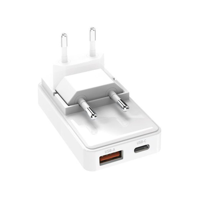 SBS Caricabatterie Universale 65W Ricarica Rapida Bianco