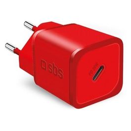 Caricabatterie Usb Nanotube Charger PD 20W Rosso