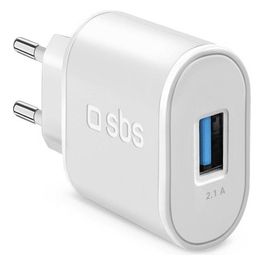 Caricabatterie da Viaggio da 2100mAh Usb Bianco