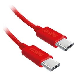 Sbs Cavo Usb-C 2.0 PD 60W Rosso