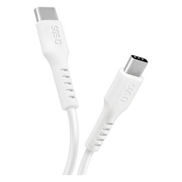 Cavo USB-C a USB-C 25W Ricarica Veloce 1m Bianco