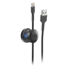 Cavo USB - Lightning con Supporto Magnetico Antigroviglio 2mt