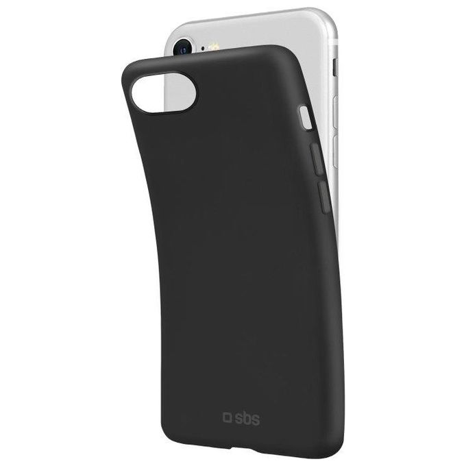 Sbs Cover Sensity Black Morbida per iPhone SE 2022/SE 2020/8/7