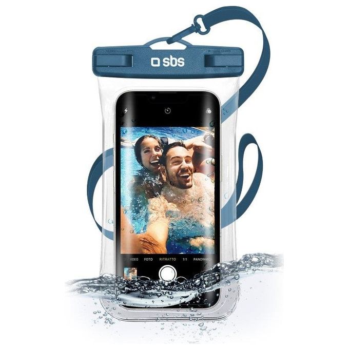 Sbs Custodia Impermeabile Water Selfie Case Blu