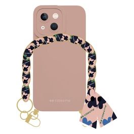 Sbs Lady Case con Catena da Polso e Foulard per iPhone 14 Rosa