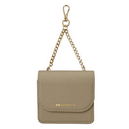 Lola Pocket Taupe Borsetta per Auricolari con Catenina Tortora