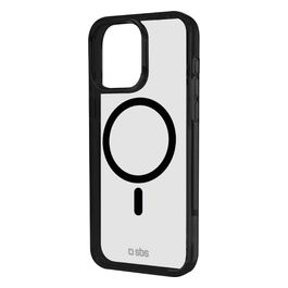 Mag Frame Case Blue per iPhone 16 Pro Compatibile con Ricarica MagSafe