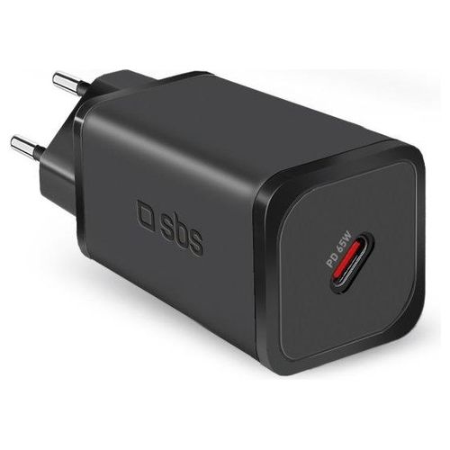 Sbs Mini Wall Charger 65W Caricabatterie 1xUSB-C GaN Power Delivery