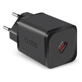 Sbs Mini Wall Charger 45W Caricabatterie 1xUSB-C GaN Power Delivery