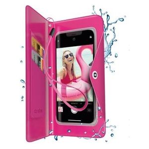 Sbs Pink Splash Wallet per Smartphone fino a 6.8" Splash Resistant
