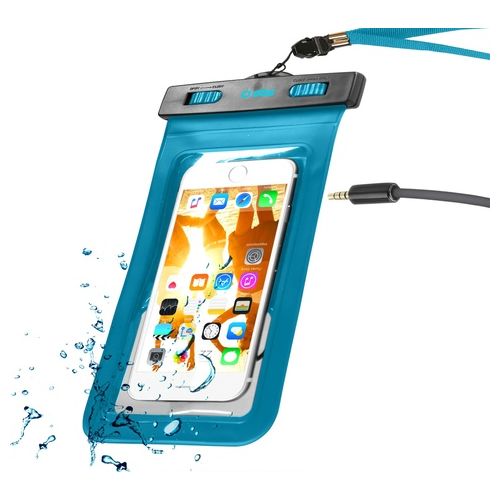 Sbs TEWATERJACK55K Custodia Impermeabile per Smartphone 5,5" Nero/Blu