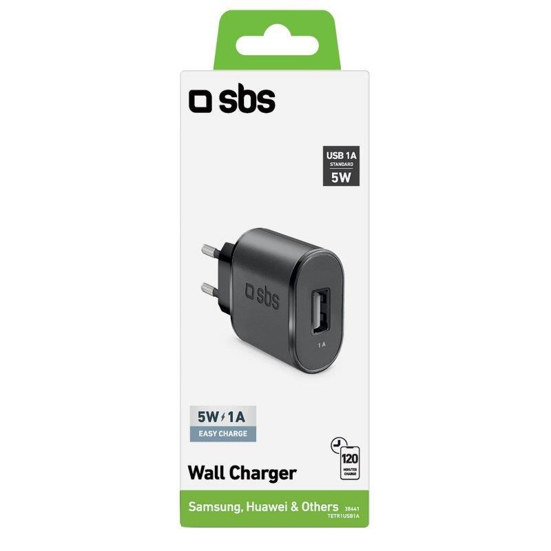 Sbs Wall Charger 5W Caricabatterie 1xUsb-A 1a Standard