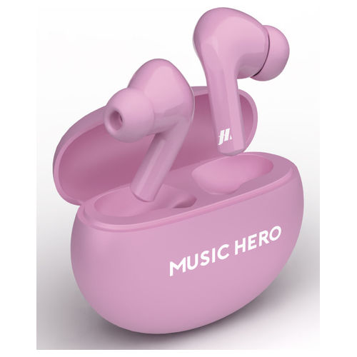 X-BEAT Auricolari Bluetooth TWS In-ear Rosa con Custodia di Ricarica
