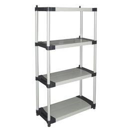 Scaffale 80 cm Ripiani resistenti fino a 80 Kg 4 ripiani