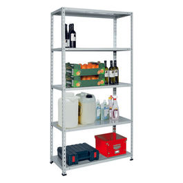 Scaffale Acciaio 5 Piani L90Xp40Xh180 Port 50 Kg