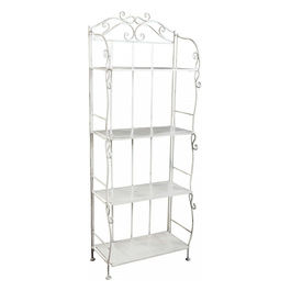 Scaffale Emma 4 Piani Bianco Antico