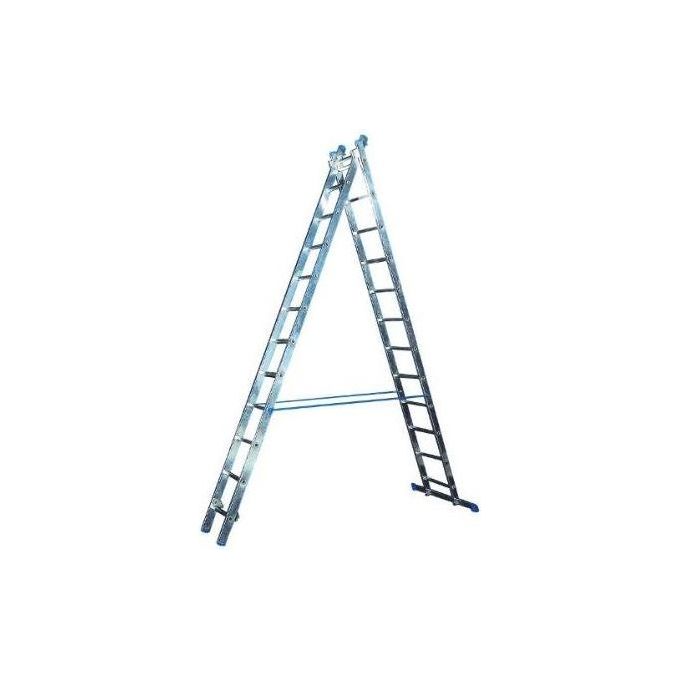 Scala Alluminio Step Up Duplici 2X12Gradini Mt5,33