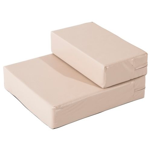 Scala Materassino 2 in 1 per Cani e Gatti Beige 67x39x10cm