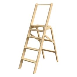 Scala WOODY PLUS 4 Gradini In Legno Di Faggio Con Spessori Maggiorati Portata 120 Kg