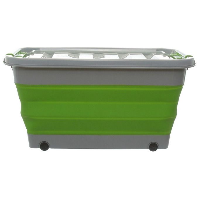 Scatola Contenitrice Pieghevole Cm 61X45 Verde