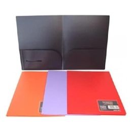 Scatto Cartellina con 2 Tasche Fluo