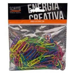 Confezione 150 Fermagli 28mm Colori Fluo