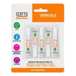 Scatto Confezione da 5 Blister Supercolla 1,5gr