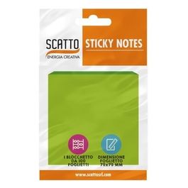 Scatto Sticky 100 Fogli Colori Assortiti 7.5x7.5cm
