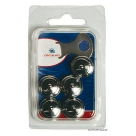 Blister 5 bottoni femmina Loxx 15 mm 