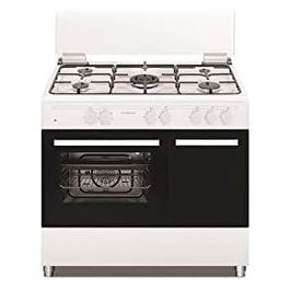 Schaub Lorenz SS590EW Cucina Elettrica 5 Fuochi a Gas Forno Elettrico Classe Energetica A Dimensioni 90x60cm Bianco