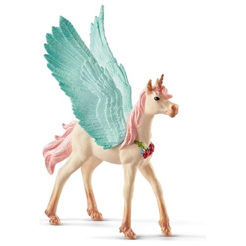 Schleich 2570575 - Decorated Unicorn Pegasus Foal
