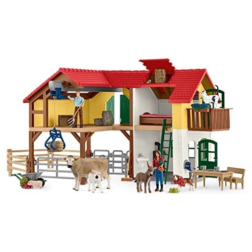 Schleich Agriturismo con Stalla e Animali