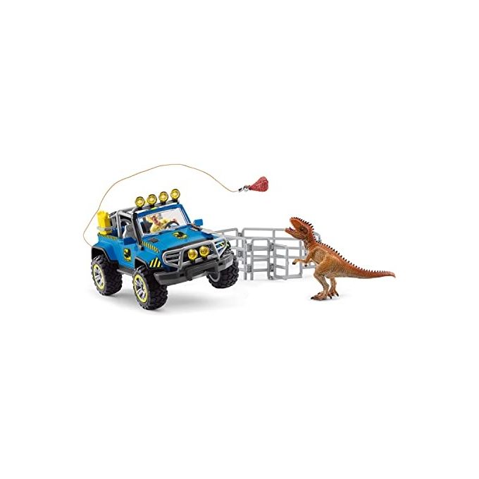 Schleich Dinosaurs Veicolo 4x4 con Dinosauro