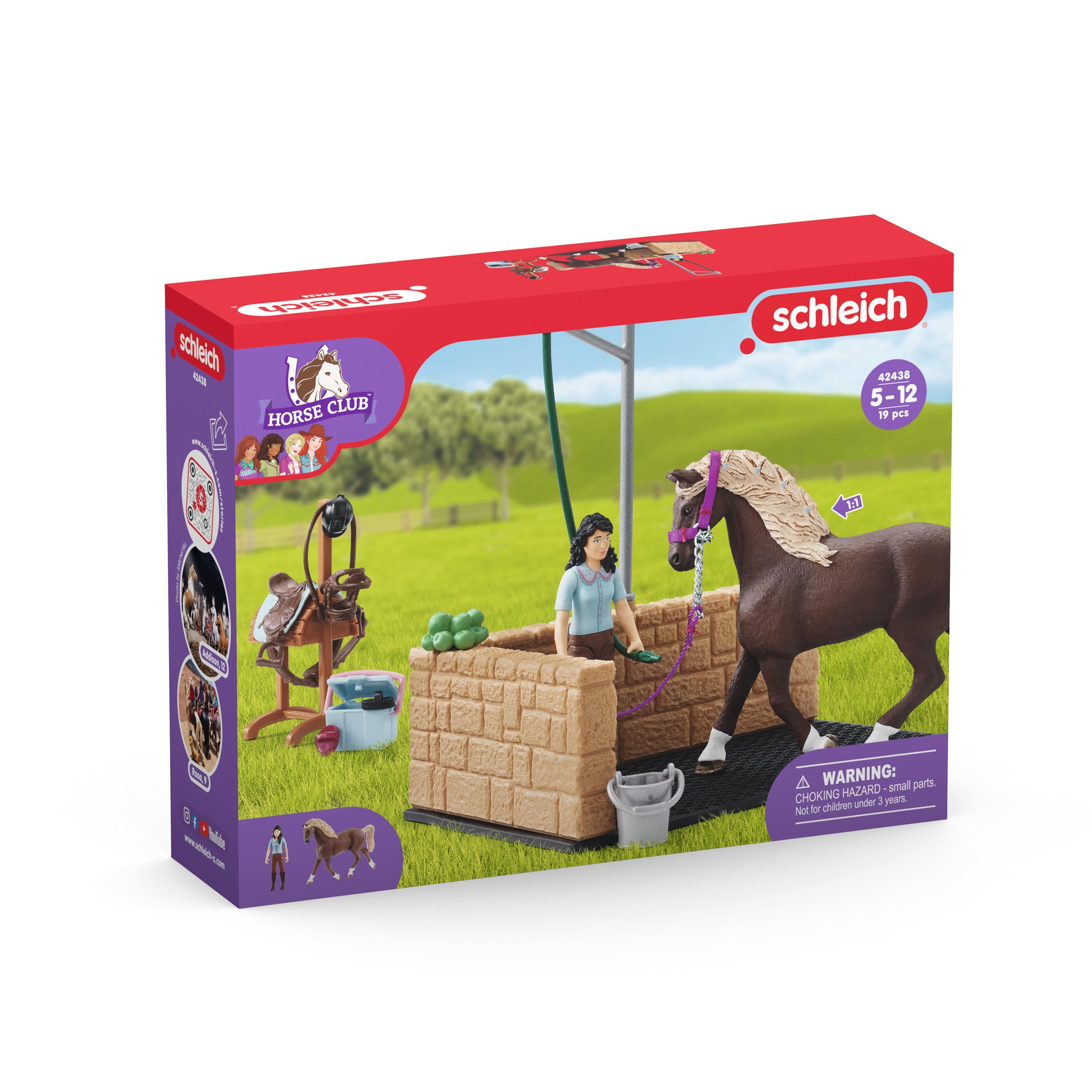 Lavaggio cavalli Schleich Horse Club