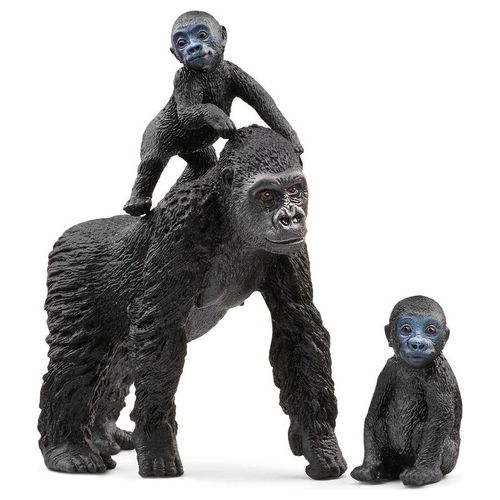Schleich Wild Life Famiglia di Gorilla
