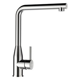 518000EDM Keto Miscelatore in Acciaio Inox Massiccio Canna Alta Saving Apertura 90 Gradi Inox
