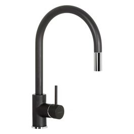 Schock AQUASTAR SXSTAR13 Miscelatore cucina con doccetta nero assoluto