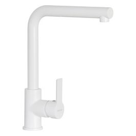Schock By Glemgas SXTOWD01 Aquatown Miscelatore Monocomando con Canna Alta a Ponte con Doccetta Estraibile Bianco Assoluto