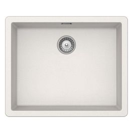BYKN100LU16 Brooklyn N100lu Lavello 1 Vasca Sottotop Cristalite Ganci Sottotop Inclusi 500x400mm Interno530x430mm Esterno