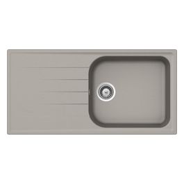 LITD100LA42N Lithos D100l Lavello 1 Vasca Large  Gocciolatoio Reversibile 1000x500mm Grigio Tortora