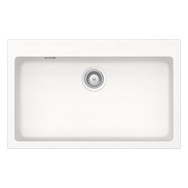SIGNUS N100XL Lavello 1 vasca sopratop/sottotop 79 x 50 bianco puro