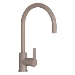 SXALTON42 New Aquaalto Miscelatore Canna Alta Curvata Raggio Maggiorato Saving Apertura 90 Gradi Grigio Tortora