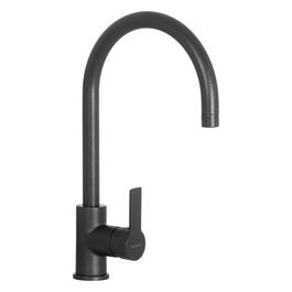 Schock SXALTON51 Miscelatore monocomando canna alta curvata raggio maggiorato Nero
