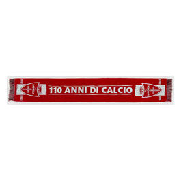 Sciarpa celebrativa ''110 ANNI DI CALCIO'' Colore Rossa