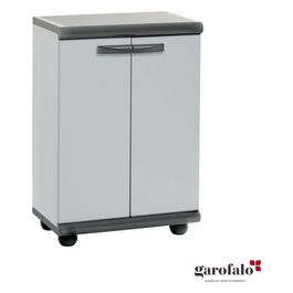 SCIK ECO (MULTIUSO MODULARE) - MOBILE H. 90 CON MENSOLE - COLORE: GRIGIO / GRIGIO SCURO