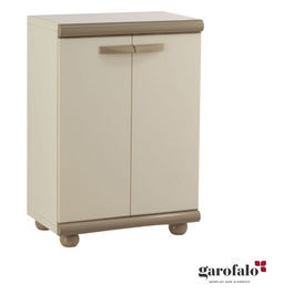 SCIK (MULTIUSO MODULARE) - MOBILE H. 90 CON MENSOLE - COLORE: BEIGE / TORTORA