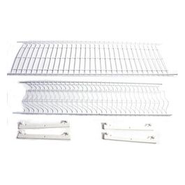 Scolapiatti Acciaio Plasticato Cm 86X23
