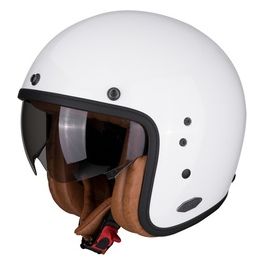Casco Jet 3 Bottoni BELFAST LUXE Nero Opaco