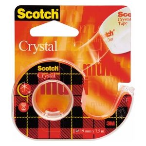 Scotch Nastro Adesivo Trasparente Crystal600 19mmx7,5mt